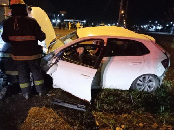 Pergamino, un choque múltiple en Ruta 8