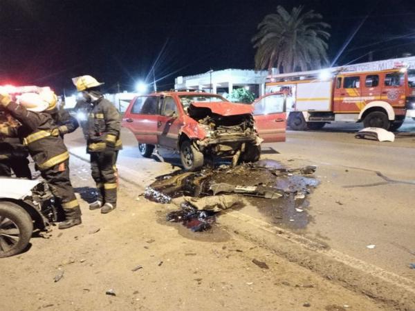 Pergamino, un choque múltiple en Ruta 8