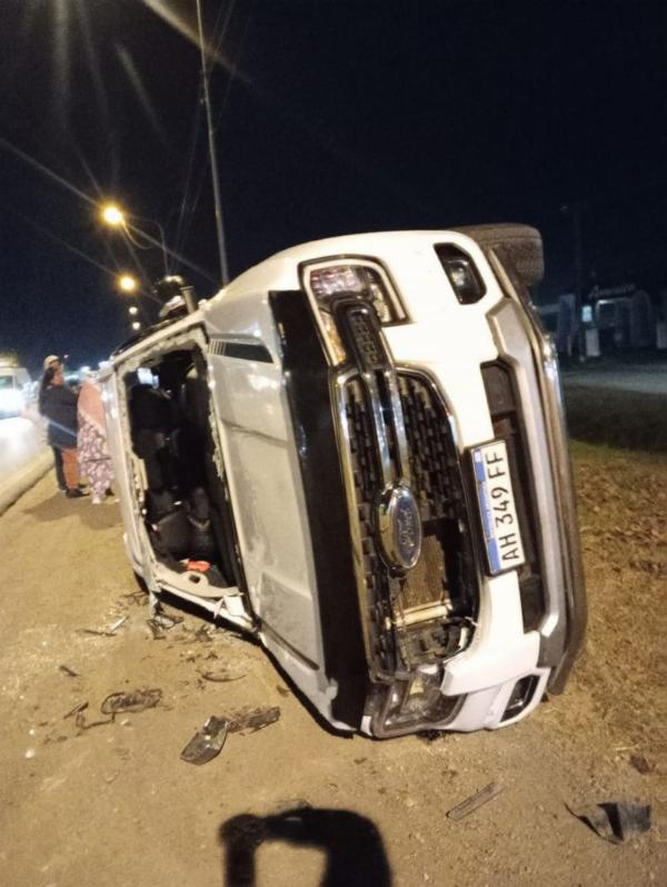 Pergamino, un choque múltiple en Ruta 8